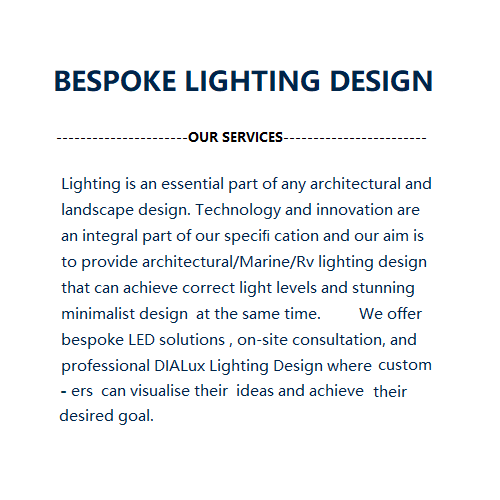 Bespoke Lighting Solutions