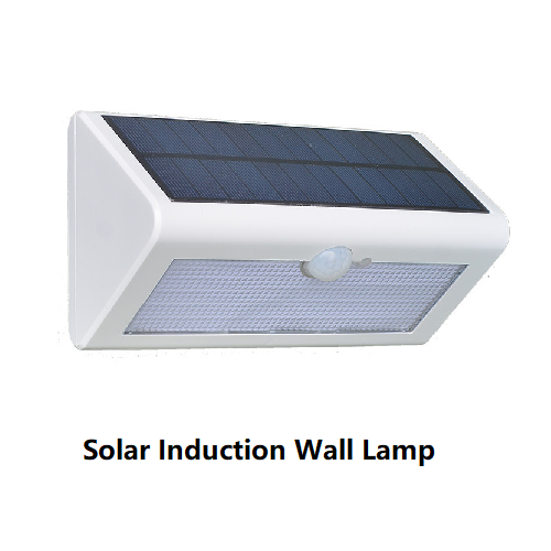 Solar led induction wall lamps